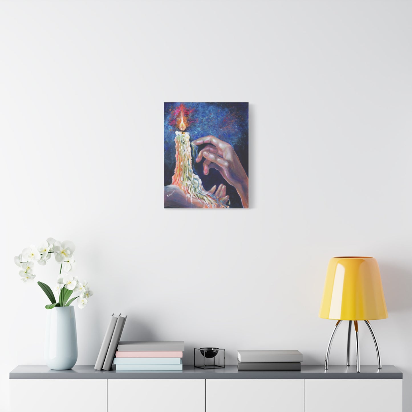 Holding the Flame, Canvas Print