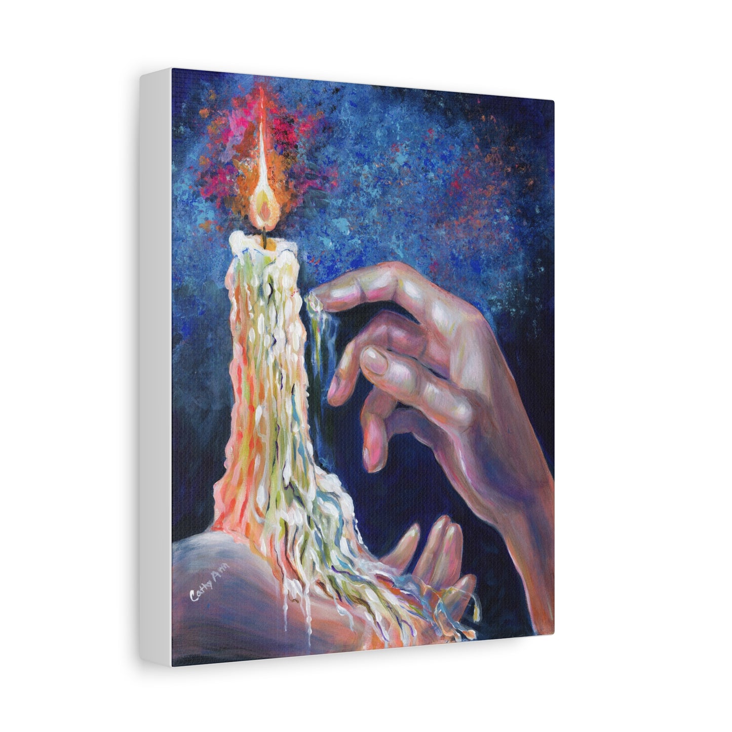 Holding the Flame, Canvas Print