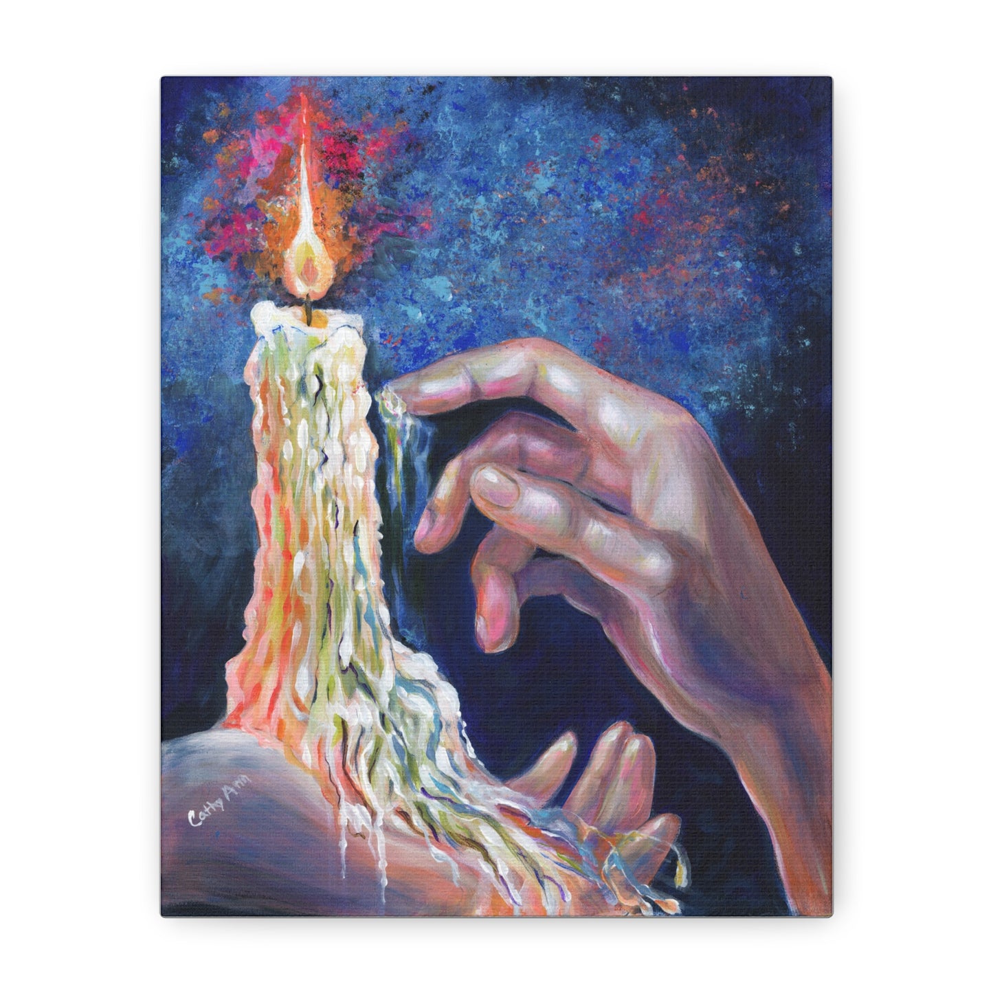 Holding the Flame, Canvas Print
