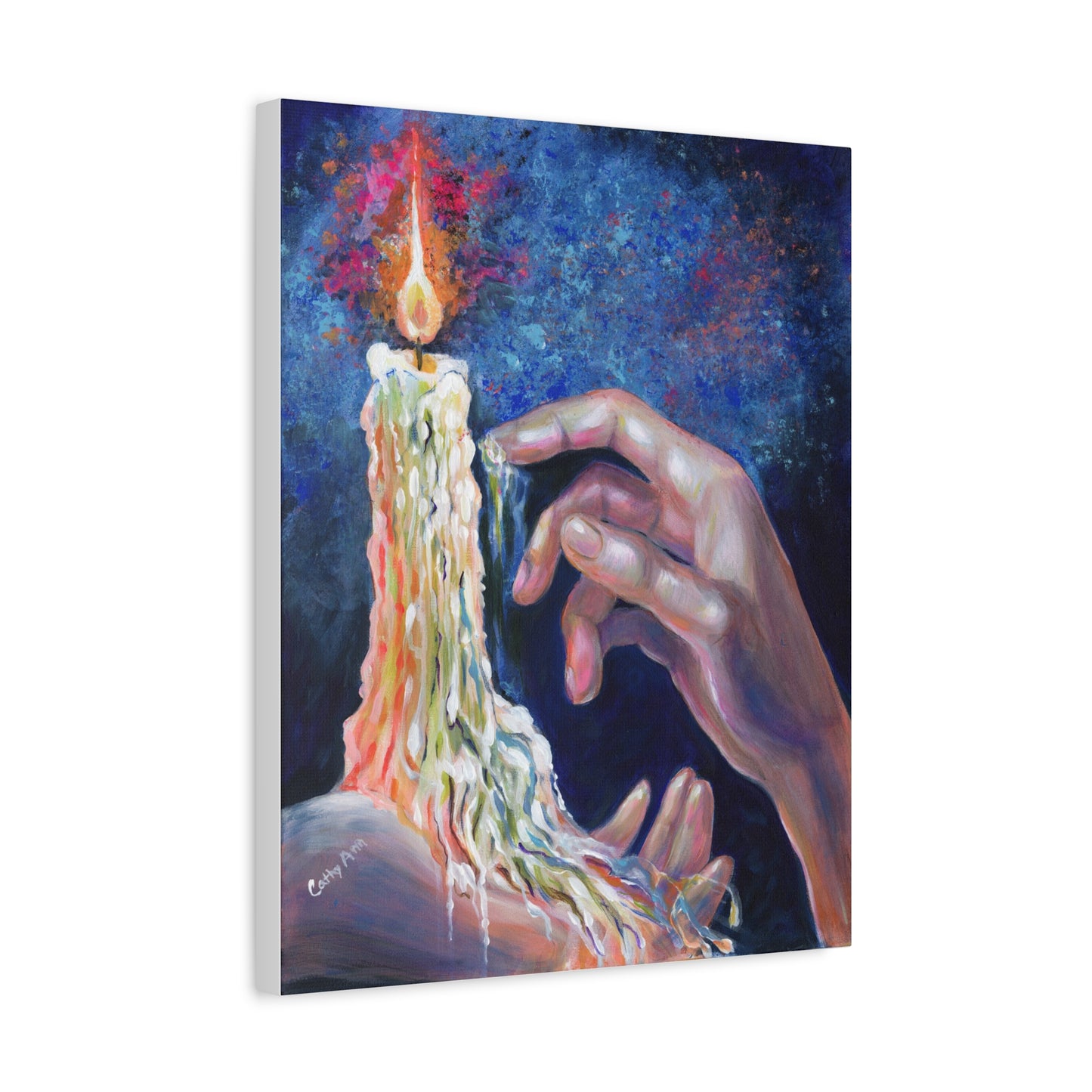 Holding the Flame, Canvas Print
