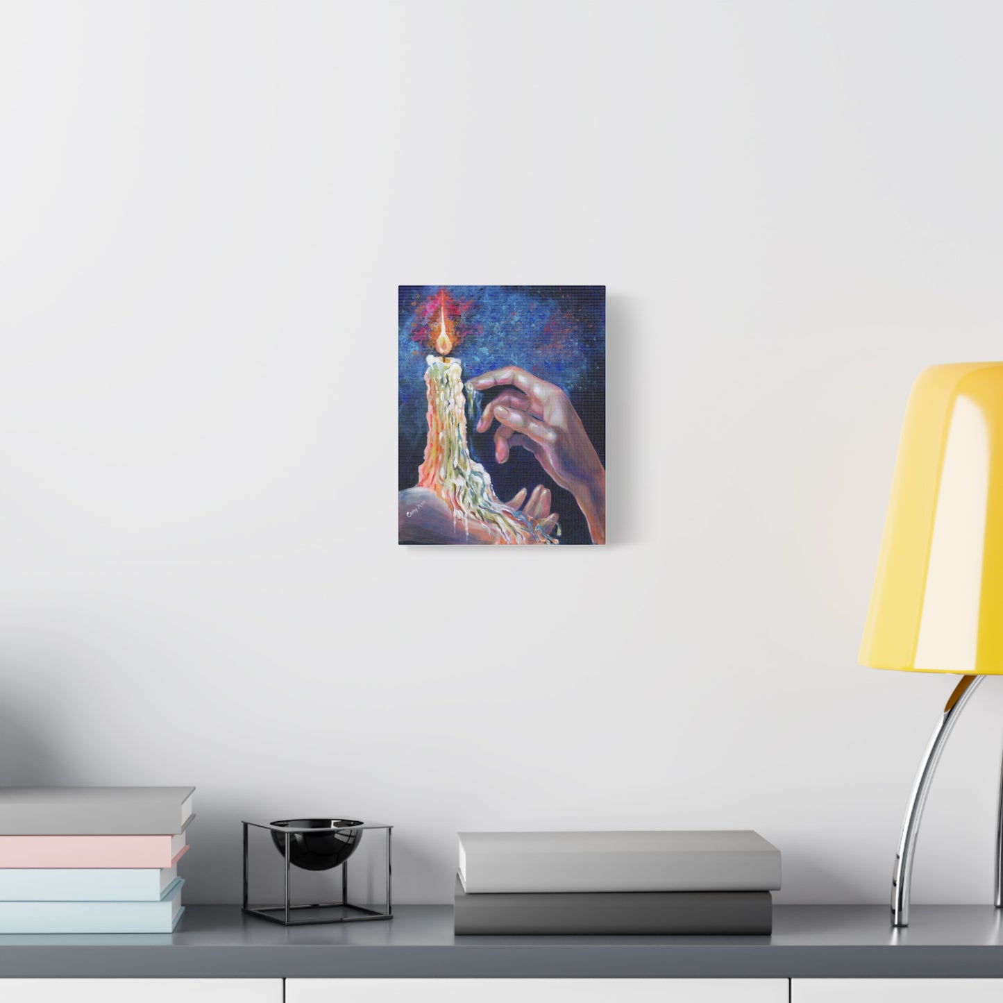Holding the Flame, Canvas Print